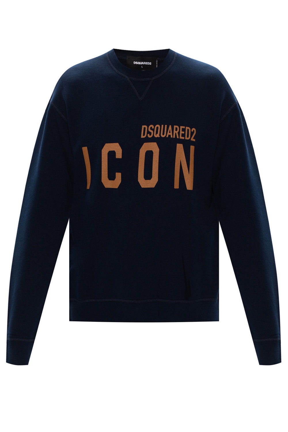 Dsquared2 logo print on sale sweatshirt